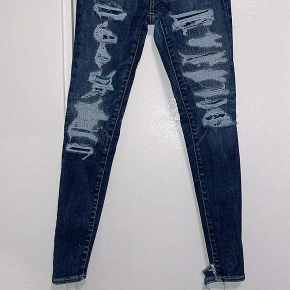 American Eagle Outfitters Jegging Jeans - Super Super Stretch X -Size 4 (26-27”) - Picture 6 of 15